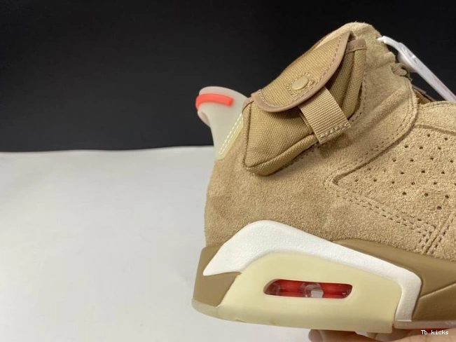 Reps TBK 6 Khaki British DH0690-200 Retro Air Travis Jordan Scott 0725